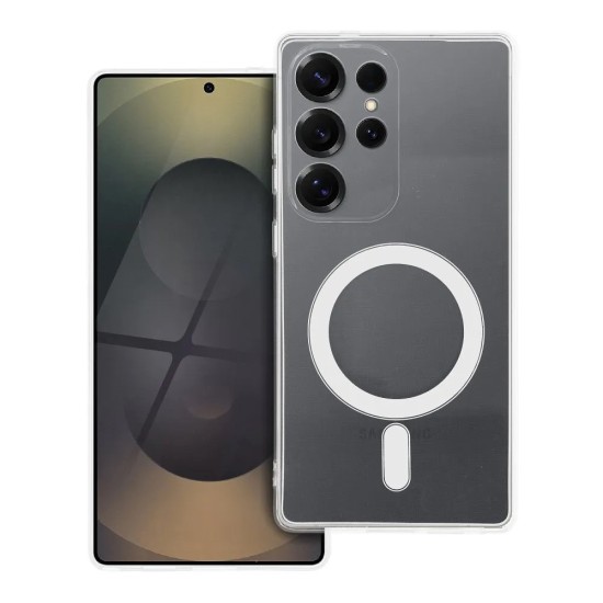 Back Case 2mm with MagSafe (camera protection) priekš Samsung Galaxy S26 Ultra 5G - Caurspīdīgs - silikona aizmugures apvalks / bampers-vāciņš