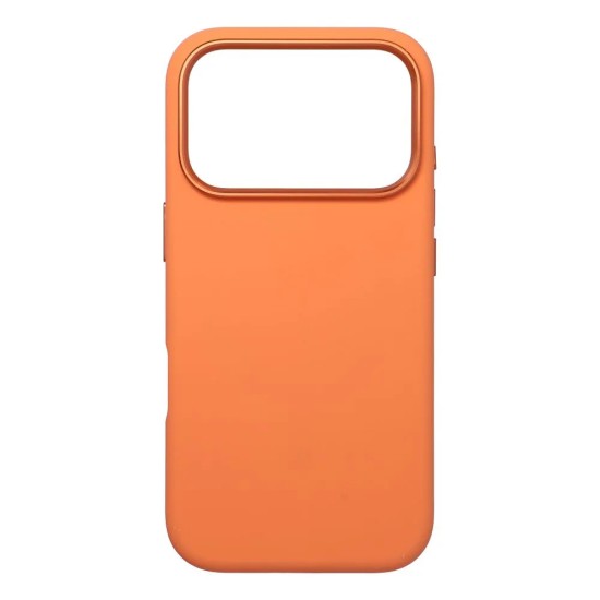 Forcell F-Protect Frame Premium Silicone MagSafe Back Case priekš Apple iPhone 17 Pro - Oranžs - silikona aizmugures apvalks / bampers-vāciņš