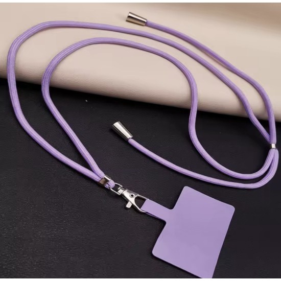Adjustable Universal Phone Lanyard Crossbody Strap - Ceriņu - Regulējama universāla telefona kakla un pleca siksniņa