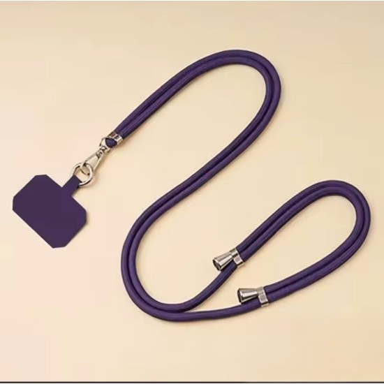 Adjustable Universal Phone Lanyard Crossbody Strap - Violeta - Regulējama universāla telefona kakla un pleca siksniņa