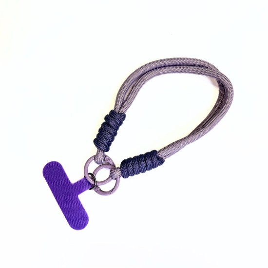 Adjustable Universal Braided Phone Wrist Strap
- Сиреневый - Регулируемый универсальный плетёный ремешок для телефона на руку