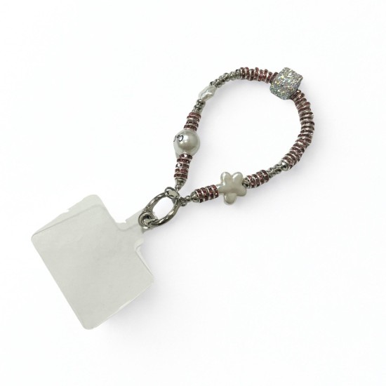 Universal Beaded / Crystal Phone Charm Wrist Strap
- CoCo - Pink - Розовый - Универсальный ремешок для телефона из бисера / кристаллов на руку