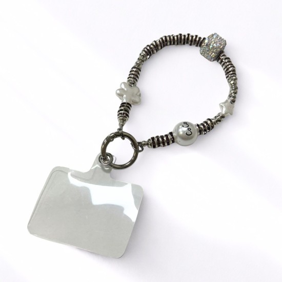 Universal Beaded / Crystal Phone Charm Wrist Strap
- CoCo - Purple - Фиолетовый -Универсальный ремешок для телефона из бисера / кристаллов на руку