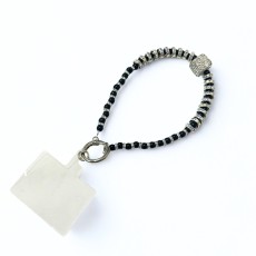 Universal Beaded / Crystal Phone Charm Wrist Strap
- Black Pearl - Melna - Universāla pērlīšu / kristālu telefona rokas siksniņa