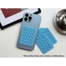 Silikona vakuuma uzlīme ar piesūcekņiem viedtālrunim - Gaiši zila