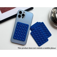 Silikona vakuuma uzlīme ar piesūcekņiem viedtālrunim - Zila