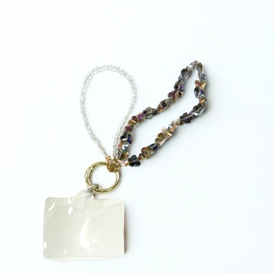 Universal Beaded / Crystal Phone Charm Wrist Strap
- Faceted Butterfly - Универсальный ремешок для телефона из бисера / кристаллов на руку