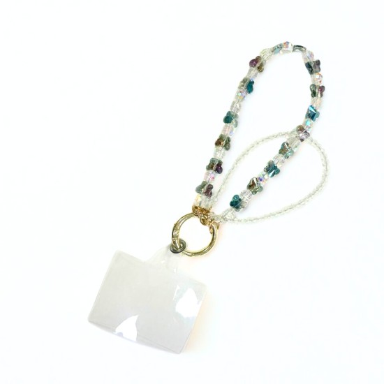 Universal Beaded / Crystal Phone Charm Wrist Strap
- Round Faceted & Butterfly V2 - Универсальный ремешок для телефона из бисера / кристаллов на руку