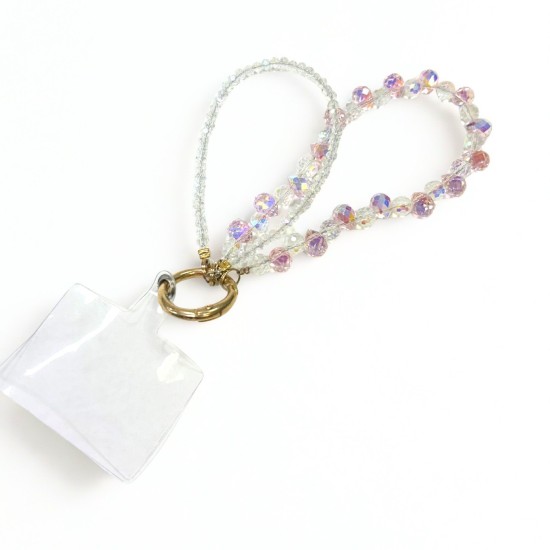 Universal Beaded / Crystal Phone Charm Wrist Strap
- Round Faceted Droplet - Универсальный ремешок для телефона из бисера / кристаллов на руку