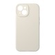 F-Protect Rubber Premium Back Case with MagSafe priekš Apple iPhone 15 - Balts - silikona aizmugures apvalks / bampers-vāciņš