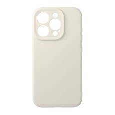 F-Protect Rubber Premium Back Case with MagSafe priekš Apple iPhone 15 Pro Max - Balts - silikona aizmugures apvalks / bampers-vāciņš