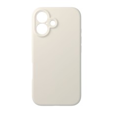 F-Protect Rubber Premium Back Case with MagSafe priekš Apple iPhone 16 - Balts - silikona aizmugures apvalks / bampers-vāciņš
