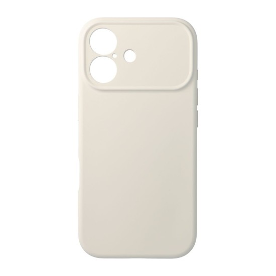 F-Protect Rubber Premium Back Case with MagSafe priekš Apple iPhone 17 - Balts - silikona aizmugures apvalks / bampers-vāciņš