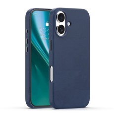 Etteri Elegant Mag Case with MagSafe priekš Apple iPhone 17 - Tumši Zils - auduma aizmugures apvalks / bampers-vāciņš