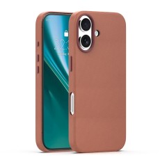 Etteri Elegant Mag Case with MagSafe priekš Apple iPhone 17 Pro - Brūns - auduma aizmugures apvalks / bampers-vāciņš