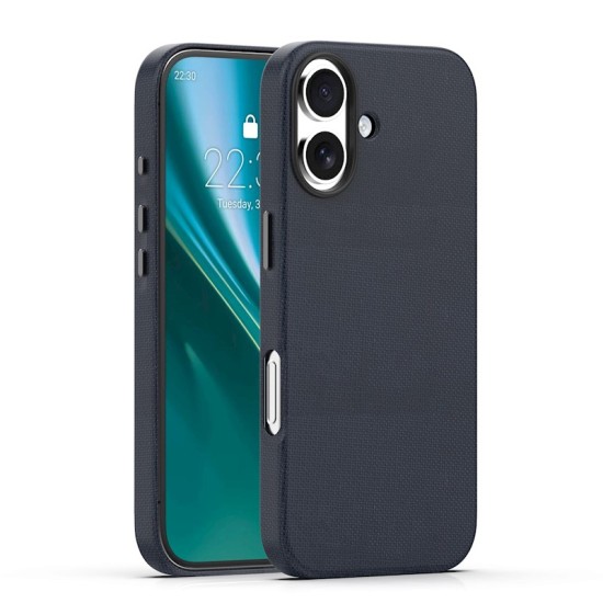 Etteri Elegant Mag Case with MagSafe priekš Apple iPhone 17 Pro Max - Melns - auduma aizmugures apvalks / bampers-vāciņš