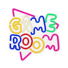 Forever Neolia Decorative Neon Plexi LED Light 40 x 30 x 2 cm (USB Plug) - Game Room - Dekoratīva neona LED lampa