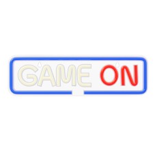 Forever Neolia Decorative Neon Plexi LED Light 40 x 12 x 2 cm (USB Plug) - Game On - Dekoratīva neona LED lampa