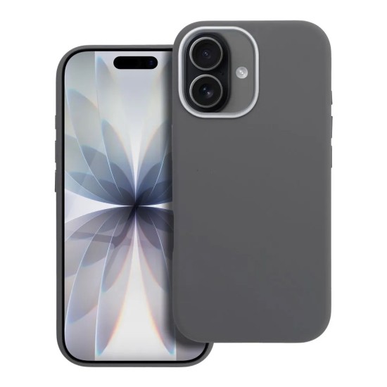 Forcell F-Protect Frame Premium Back Case with MagSafe priekš Apple iPhone 17 - Pelēks - silikona aizmugures apvalks / bampers-vāciņš
