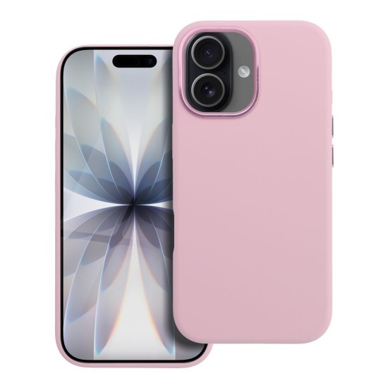Forcell F-Protect Frame Premium Back Case with MagSafe priekš Apple iPhone 17 Pro Max - Rozā - silikona aizmugures apvalks / bampers-vāciņš