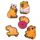 3D Sticker Set (5.gab) - Capybara - uzlīmju komplekts