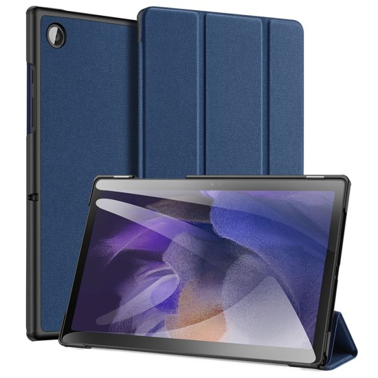 Dux Ducis Domo series priekš Samsung Galaxy Tab A11 Plus X230 / X236 / Tab A9 Plus X210 / X215 / X216 - Tumši Zils - sāniski atverams maciņš ar magnētu un stendu
