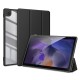 Dux Ducis Toby series priekš Samsung Galaxy Tab A11 Plus X230 / X236 / A9 Plus X210 / X215 / X216 - Melns - sāniski atverams maciņš ar magnētu un stendu