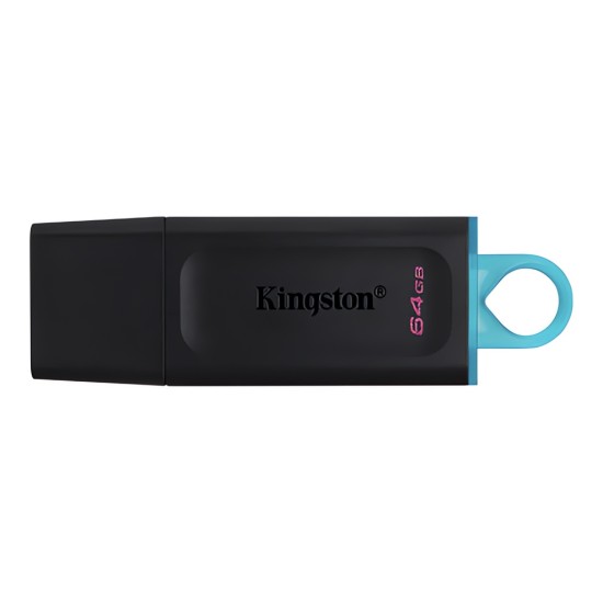 Kingston DataTraveler Exodia Flash Drive 64GB USB 3.2 Flash Atmiņa - Melna
