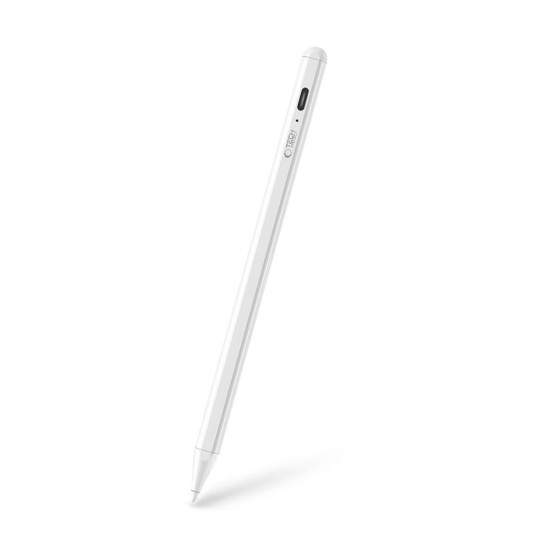 Tech-Protect Digital Magnetic Pen Touch Screen Stylus Drawing for iPad - Balts - Universāls vadības kociņš / pildspalva priekš ekrāniem (Apple Pencil)