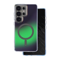 Tecto Shield Aurora Back Case with MagSafe priekš Samsung Galaxy S26 5G - Pelēks - silikona-plastikāta aizmugures apvalks / bampers-vāciņš