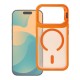 Forcell F-Protect Shadow Stand Premium Back Case with MagSafe priekš Apple iPhone 17 Pro - Oranžs - silikona-plastikāta aizmugures apvalks / bampers-vāciņš