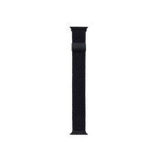 iDeal of Sweden Soft Braid Watch Band priekš Apple Watch 38 / 40 / 41 mm / Series 10 / 11 (42mm) - Iconic Black - auduma siksniņa (josta) priekš pulksteņiem