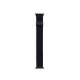 iDeal of Sweden Soft Braid Watch Band priekš Apple Watch 42 / 44 / 45 / 46mm / Ultra 49 mm - Iconic Black - siksniņa (josta) priekš pulksteņiem