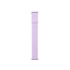 iDeal of Sweden Soft Braid Watch Band priekš Apple Watch 38 / 40 / 41 mm / Series 10 / 11 (42mm) - Lavender Milk - auduma siksniņa (josta) priekš pulksteņiem