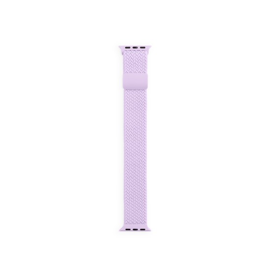 iDeal of Sweden Soft Braid Watch Band priekš Apple Watch 42 / 44 / 45 / 46mm / Ultra 49 mm - Lavender Milk - siksniņa (josta) priekš pulksteņiem