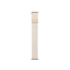iDeal of Sweden Soft Braid Watch Band priekš Apple Watch 42 / 44 / 45 / 46mm / Ultra 49 mm - Perfect Beige - siksniņa (josta) priekš pulksteņiem