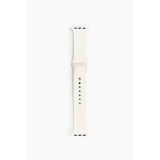 iDeal of Sweden Silicone M-L Watch Band priekš Apple Watch 42 / 44 / 45 / 46mm / Ultra 49 mm - Cloud Dancer - silikona siksniņa (josta) priekš pulksteņiem