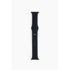 iDeal of Sweden Silicone M-L Watch Band priekš Apple Watch 42 / 44 / 45 / 46mm / Ultra 49 mm - Black - silikona siksniņa (josta) priekš pulksteņiem
