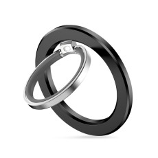 Tech-Protect MMR300 Magnetic MagSafe Ring Phone Holder - Melns - Universālais magnētisks gredzens-turētājs telefonam