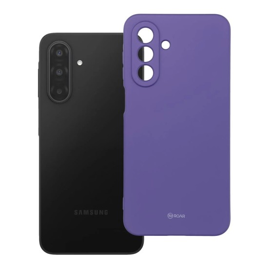 RoarKorea All Day Colorful Jelly Case priekš Samsung Galaxy A17 4G A175 / A17 5G A176 - Violets - matēts silikona apvalks / bampers-vāciņš