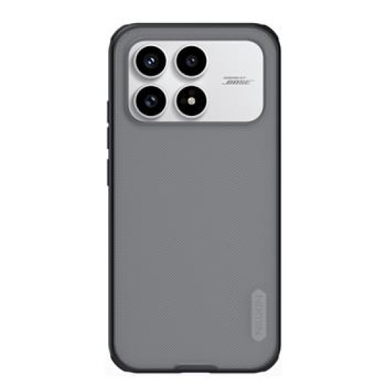 Nillkin Super Frosted Pro Back Cover priekš Xiaomi Poco F8 Pro - Caurspīdīgs / Melns - plastikas aizmugures apvalks / bampers-vāciņš