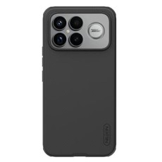 Nillkin Super Frosted Pro Back Cover priekš Xiaomi Poco F8 Ultra - Caurspīdīgs / Melns - plastikas aizmugures apvalks / bampers-vāciņš