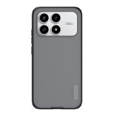 Nillkin Super Frosted Pro Back Cover priekš Xiaomi Poco F8 Ultra - Caurspīdīgs / Melns - plastikas aizmugures apvalks / bampers-vāciņš