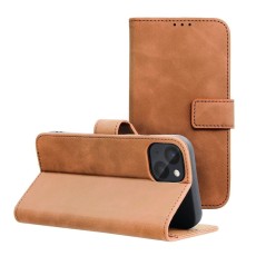 Forcell Tender Book Case priekš Xiaomi Redmi Note 13 Pro 5G - Brūns - sāniski atverams maciņš ar stendu / grāmatveida maks