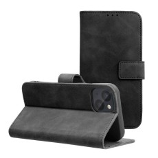 Forcell Tender Book Case priekš Xiaomi Redmi Note 13 Pro 5G - Melns - sāniski atverams maciņš ar stendu / grāmatveida maks