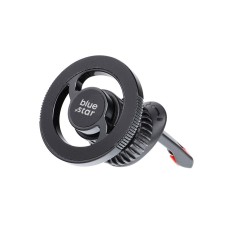 BlueStar Smart Lock Magnetic Air Vent Car Holder with MagSafe and Magnetic Sheet (2.pcs) - Melns - Universāls stiprinājums turētājs auto ventilācijas režģa