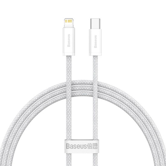 Baseus 2M Dynamic PD 20W Type-C to Ligtning cable - Balts - Apple iPhone / iPad lādēšanas un datu kabelis / vads