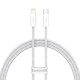 Baseus 2M Dynamic PD 20W Type-C to Ligtning cable - Balts - Apple iPhone / iPad lādēšanas un datu kabelis / vads