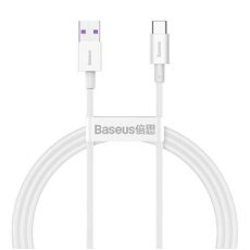 Baseus 1M Superior PD 66W USB to Lightning cable - Balts - Apple iPhone / iPad lādēšanas un datu kabelis / vads