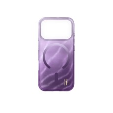 iDeal of Sweden Glitter Glow Back Case with MagSafe priekš Apple iPhone 17 Pro - Amethyst Mist - silikona-plastikāta aizmugures apvalks / bampers-vāciņš